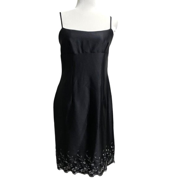 City Triangles Y2K Stretch Empire Waist Dress spaghetti straps - Picture 4 of 7